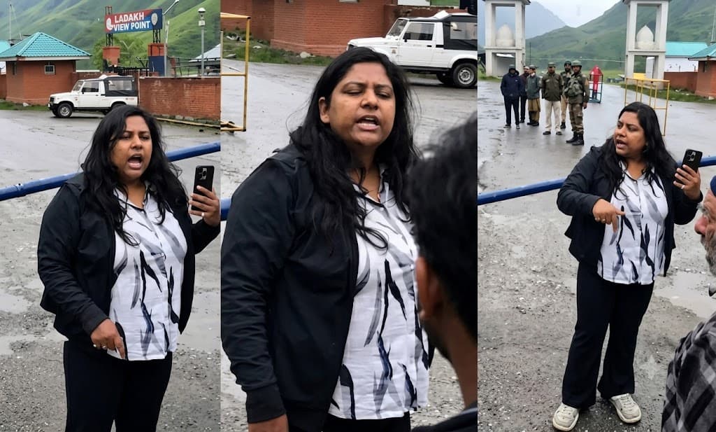 लद्दाख के जोजिला-गुमरी मार्ग पर ट्रैफिक रोके जाने से भड़की 'Gen-Z' महिला, मिनिमार्ग चेकपोस्ट पर सेना के जवानों से बहस का वीडियो इंटरनेट पर हुआ वायरल
